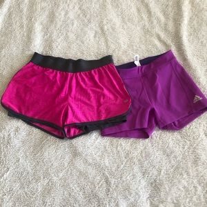 Workout shorts Addidas and Layer 8 sz S